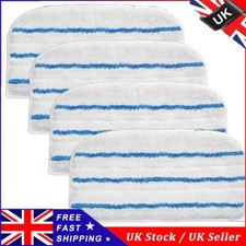 4Pcs Washable Microfibre Steam Mop Pads Replacement for Beldray BEL01097 Steam