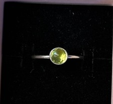 Authentic Pandora 🌟 August Droplet Birthstone Ring 🌟 Size 60 🌟 191012PE