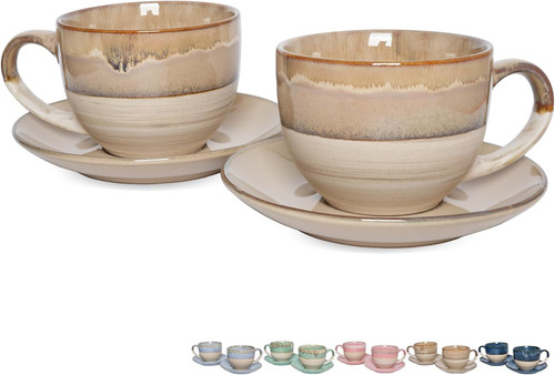 Ceramic cappuccino cup and - ceramic,