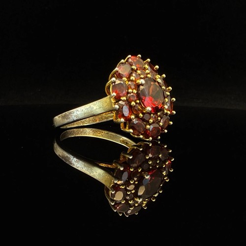 Crimson crown almandine garnet - crimson,