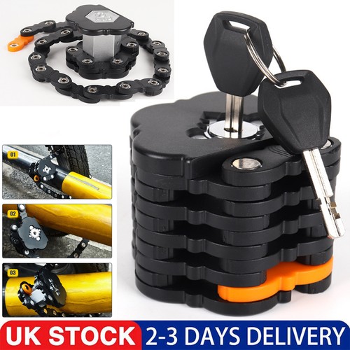 Foldable bike chain lock - bike,