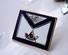 Freemason Masonic Apron Enamel