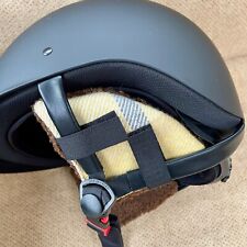 Equestrian Riding Helmet Ear Muffs Warmers Sherpa Fleece Lined Handmade NEW