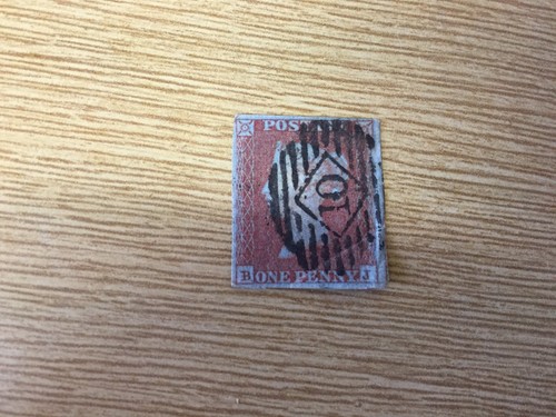 1841 one penny red - qv,