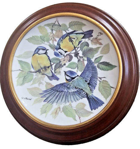 Wwf blue tits collectors plate - wwf,