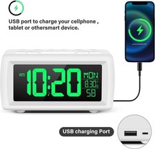 Digital FM Radio Alarm Clock