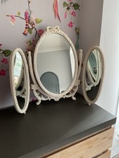 French Style Vintage Triple Mirror