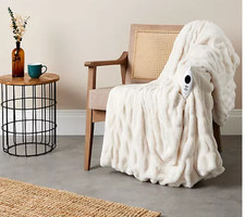 Cozee Home Luxury Ruched Faux