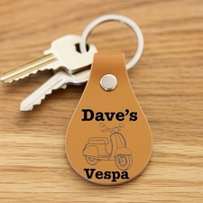 Personalised vespa scooter