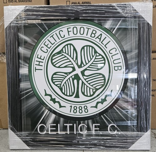 Glasgow celtic badge framed - glasgow,