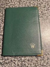 GENUINE ROLEX LEATHER WALLET 0068.08.34. AS SHOWN.