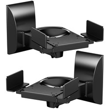 WALI Speaker Wall Mounts, Dual Side Clamping Bookshelf Mounting Bracket for L...