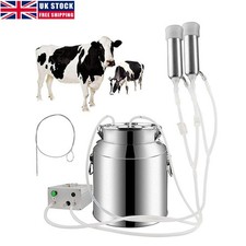 14L Electric Cow Milking Machine Portable Milker Supplies + Massage function