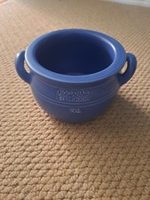 BLUE HOGANAS KERAMIK  STONEWARE POT  STENGODS SWEDEN 1/2 L