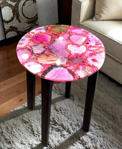 Handmade agate table - table, |