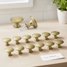 12PCS Vintage Brass Cabinet