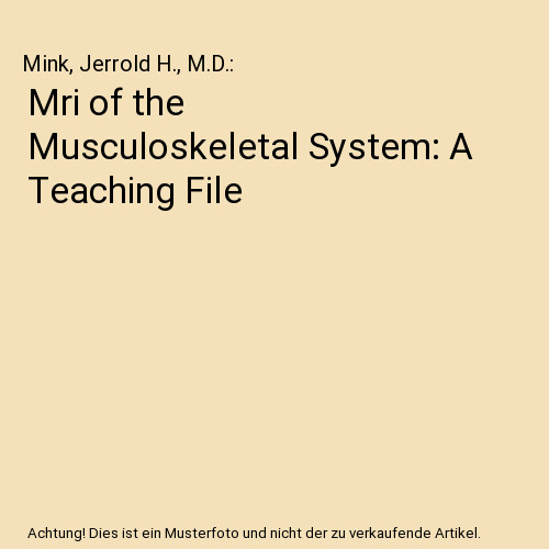Mri the musculoskeletal - mri,