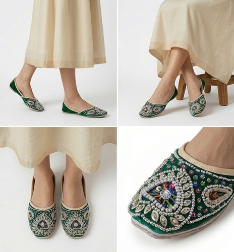 Women shoes punjabi indian - punjabi,
