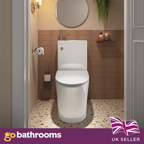Toilet with sink - in, 1