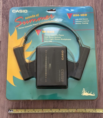 Casio 885 stereo cassette - w‑885,