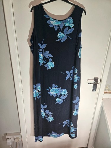 Berkertex blue floral - floral, dress