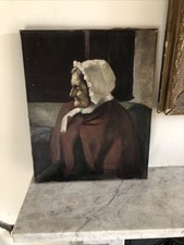 19th Century Oil On Canvas Portrait 