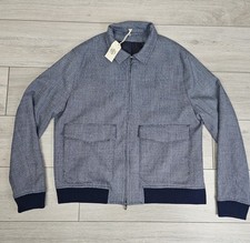 Moss Bros Blue Navy White