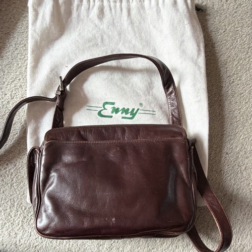 Enny brown leather - leather, shoulder