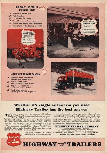 1948 highway trailer - highway, company