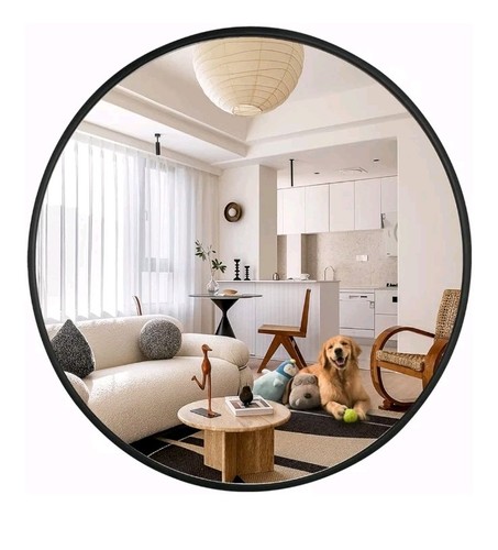 Industrial 40cm black round - 40cm,