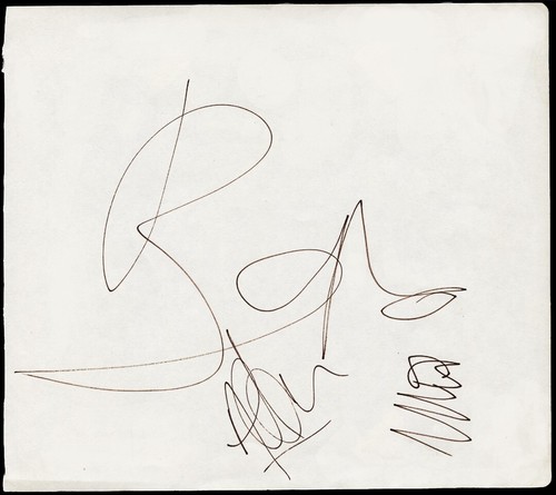 Bono adam clayton signed - u2,