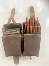 Mosin Nagant Twin Leather Ammo Pouches