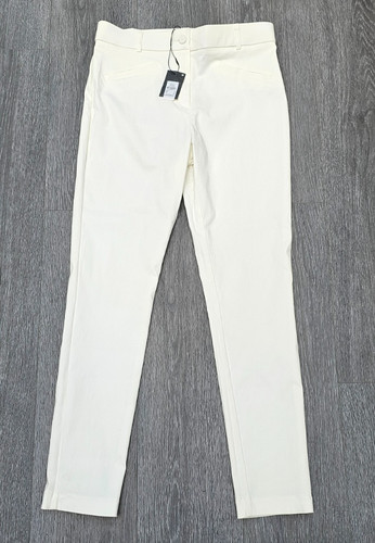 White skinny stretch trousers - white,