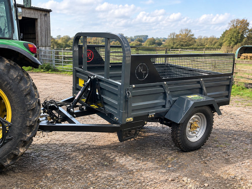 Compact tipping trailer - tipping,