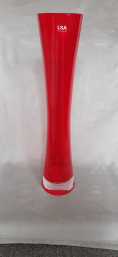 Tall red glass - tall,