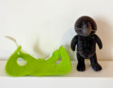 Sylvanian Families Rare Sister Figure 1987 McBurrows Mole Family with Jacket 