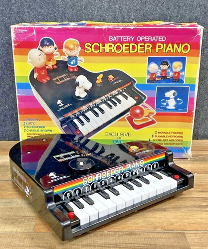 Vintage 1985 peanuts schroeder - vintage,