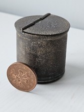 Vintage Metal Tin with Hinged