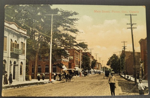1912 postcard main street - 1912,