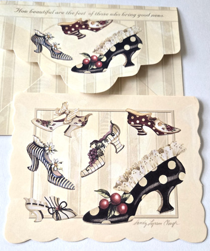 Vtg greeting card blank - vtg,