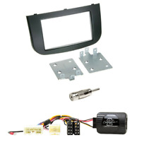 Double Din Radio Bezel+Pioneer Steering Wheel Adapter for Mitsubishi Colt Z30 2008-onwards