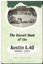 AUSTIN A40 SOMERSET SALOON COUPE SPORTS '52-54 OWNERS REPAIR HANDBOOK *HARDBACK*