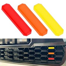 Tri-color Badge Front Grille Decal Sticker for Tacoma TRD Pro 2016-2020 #A