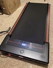 Plug In Walking Pad Treadmill Home Exercise Machine with Remote Control Black