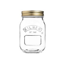 Kilner Preserve Jar 0.5L (500ml) Round Glass Screw Top Lid Preservation Storage