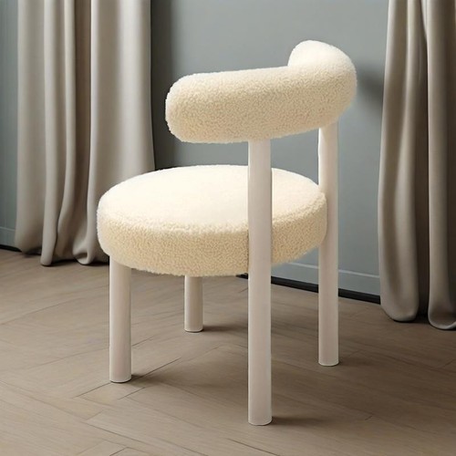 Cream teddy fabric dressing - cream,