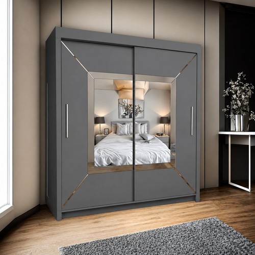 Venice mirror sliding door - mirror,