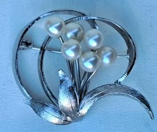 Vintage Akoya Pearl Sterling