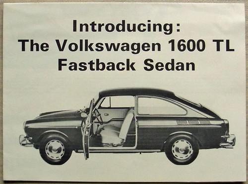 Volkswagen 1600 fastback - volkswagen, tl
