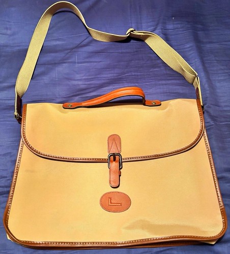 Lancel beige canvas brown - canvas,